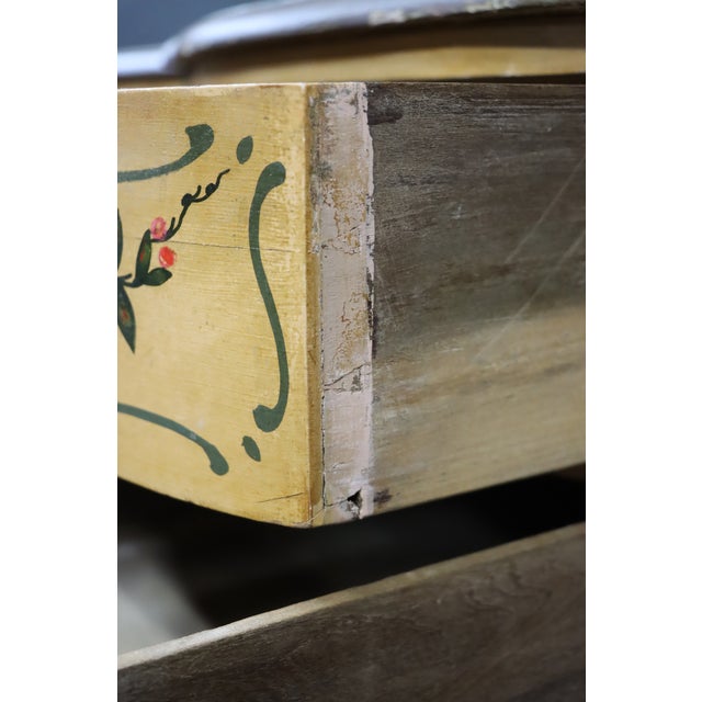 Venetian Style Hand-Painted Kneehole Desk For Sale - Image 12 of 18