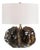 Jaudon Brown Glass Table Lamp For Sale
