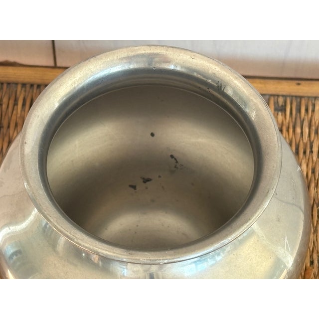 Pewter Reed and Barton Footed Bowl in Regent Pattern For Sale In Dallas - Image 6 of 9