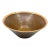 Vintage 1970's Copper Trim Wooden Salad Serving Bowl For Sale