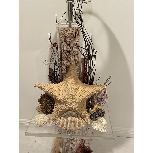 1950s Vintage Grotto Sea World Sea Shells Floor Lamp For Sale - Image 5 of 11