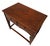 Wood Antique 19th Century Chinese Shanxi Solid Walnut 2-Drawer Side Table For Sale - Image 7 of 7