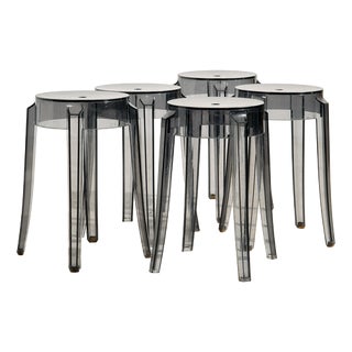 Charles Ghost Stool by Philippe Starck for Kartell, 2000s For Sale