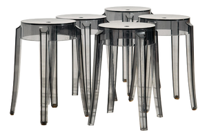 Charles Ghost Stool by Philippe Starck for Kartell, 2000s