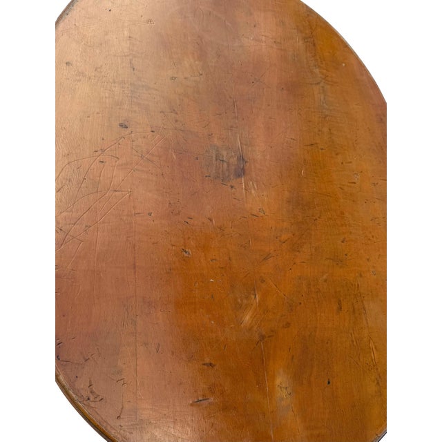 Oval Inlaid Side Table attributed to Bruno Paul, Germany, 1910-1920 For Sale - Image 10 of 11