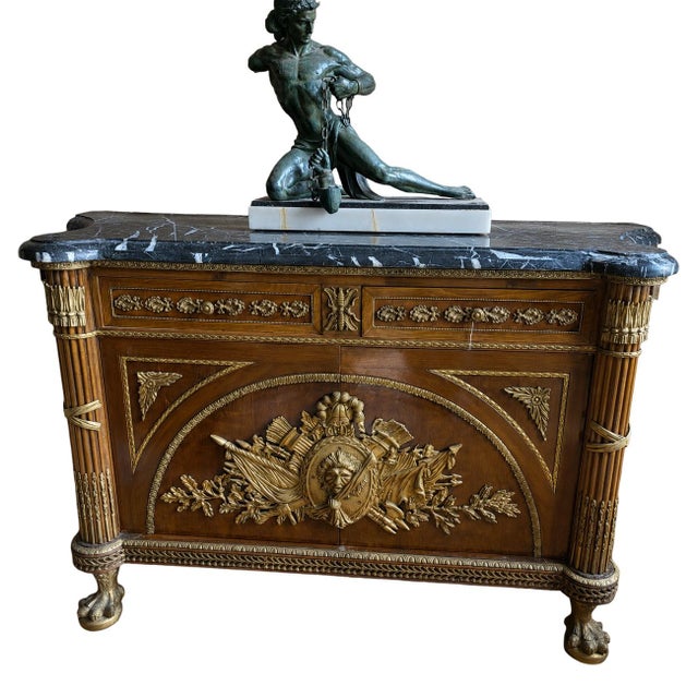 1950s Vintage Louis XV Style Ceremonial Commode, 1950s For Sale - Image 5 of 5