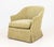 Textile Modern Green Upholstered Tub Chair & Ottoman For Sale - Image 7 of 9