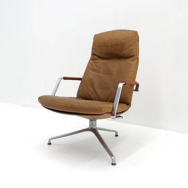 Mid-Century Modern Preben Fabricius and Jørgen Kastholm Office Chair Model Fk86, 1968 For Sale - Image 3 of 10