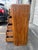 1970's Waterfall Rattan Tall 5 Drawer Chest Manner of Gabriela Crespi For Sale - Image 10 of 13