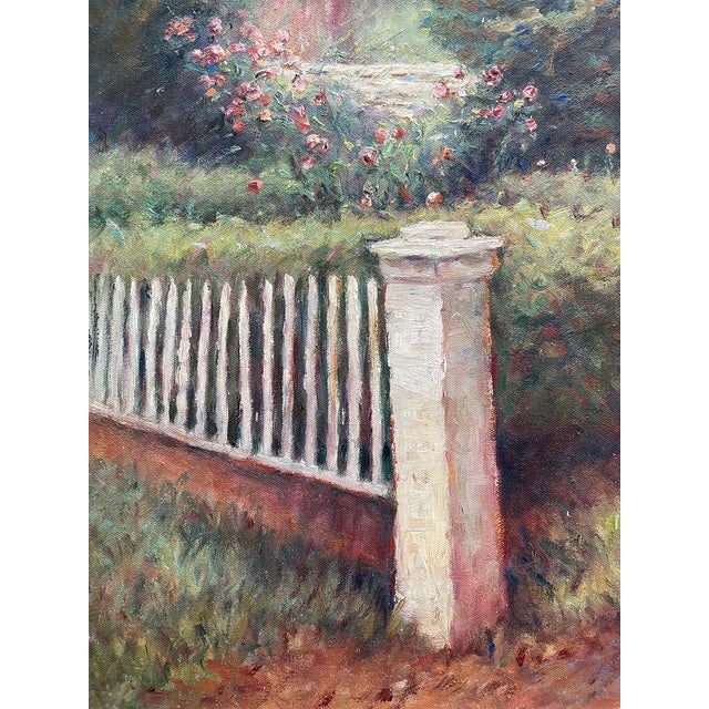 Late 20th Century Framed Oil Painting by Ann Harris For Sale - Image 6 of 6