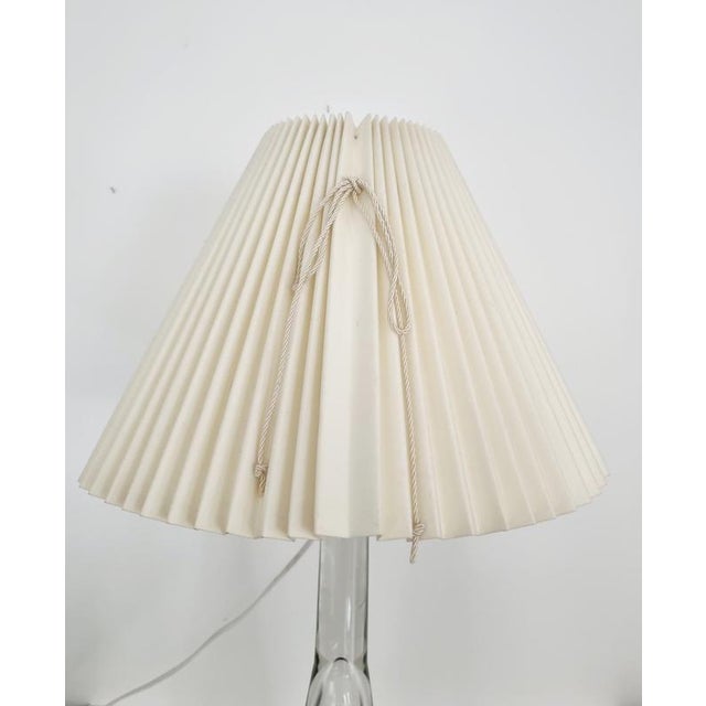 1960s Mid-Century Modern Glass and Brass Table Lamp from Orno Oy, Finland, 1960s For Sale - Image 5 of 10