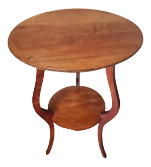 Early American Classical Two Tier Occasional Table
