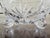 Vintage Cut Crystal Oval Footed Centerpiece Bowl — Starburst & Floral Scalloped Design For Sale - Image 4 of 11