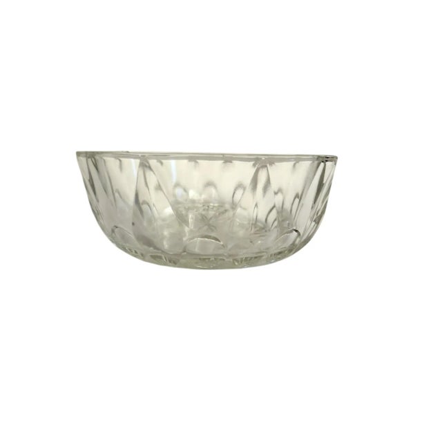 Mid 20th Century Reims French Cut Glass Bowl For Sale - Image 4 of 8