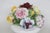 Royal Doulton England Bone China Floral Posy Mixed Flowers in Footed Bowl 5016b For Sale - Image 11 of 18