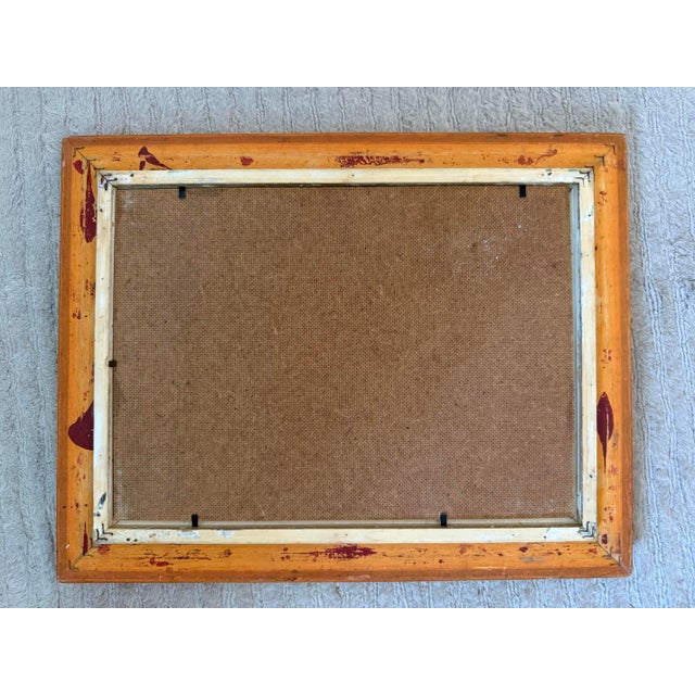 Vintage French Landscape Painting in Gilt Frame For Sale - Image 9 of 9
