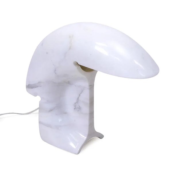 Ivory Biagio Table Lamp by Tobia & Afra Scarpa for Flos, 1960s For Sale - Image 8 of 10