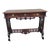 Victorian Eastlake Walnut Carved Detailed Desk With Original Leather Top, 19th C For Sale