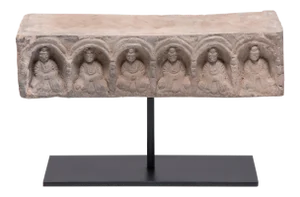Early 20th Century Tibetan Tsa Tsa on Custom Stand