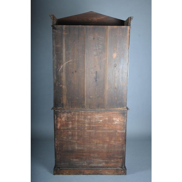 English Victorian Mahogany Display Bookcase, 1800s For Sale - Image 17 of 18