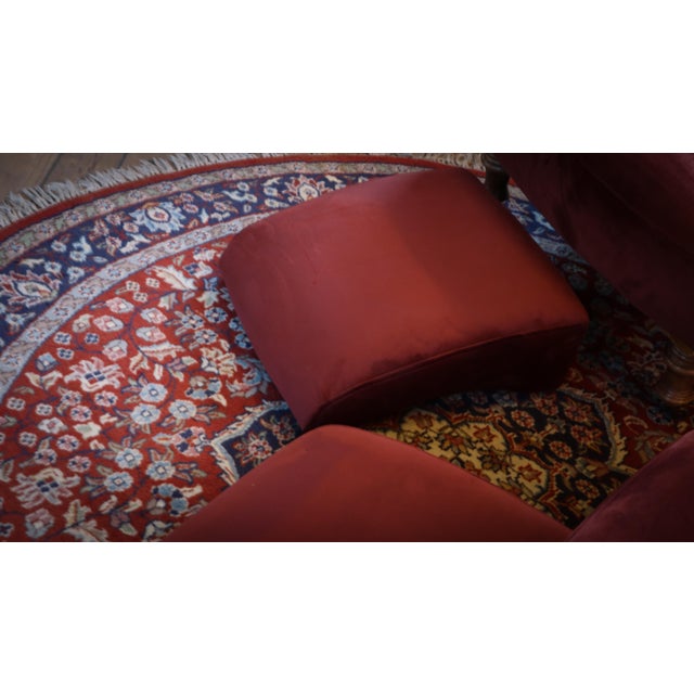 Kilim Byron Steamer Armchairs and Ottomans by John Sankey, 2010s, Set of 4 For Sale - Image 6 of 18