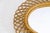 Mid-Century Rattan Wall Mirror in the style of Franco Albini, Italy, 1960s For Sale - Image 8 of 9