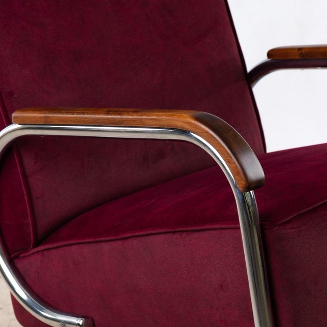 Bauhaus Cantilever Chairs by Gottwald, 1930s, Set of 2 For Sale - Image 6 of 8