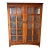 Drexel Arts & Crafts Glass Front Bookcase For Sale