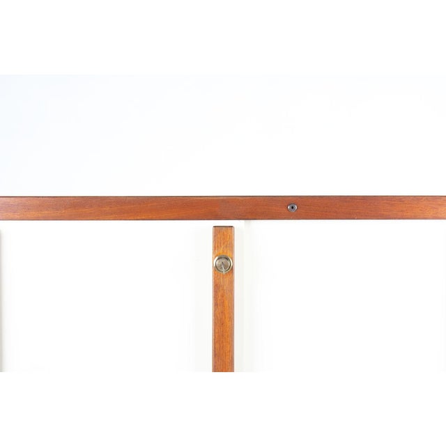 Mahogany and Beige Panel Wardrobe by André Sornay, France, 1960s For Sale - Image 10 of 11