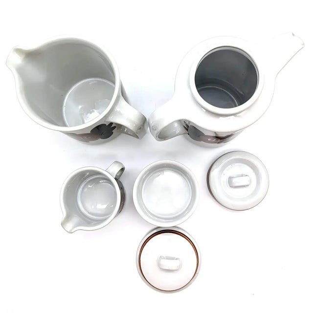 1960's Ulla Procopé Arabia of Finland "Rosmarin" Dinnerware and Coffee Service, 36 Pieces For Sale - Image 14 of 15