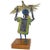 1960s Abstract Bob Fowler Metal Art Work Sculpture of Man Holding Eagle For Sale - Image 11 of 11