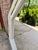 1980’s White Lacquered Faux Bamboo & Brass Hexagonal Wall Mirror -Newly Painted For Sale - Image 9 of 11