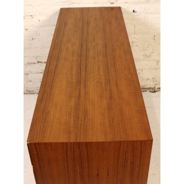 Mid 20th Century Vintage Mid-Century Modern Teak Six Drawer Dresser For Sale - Image 5 of 12