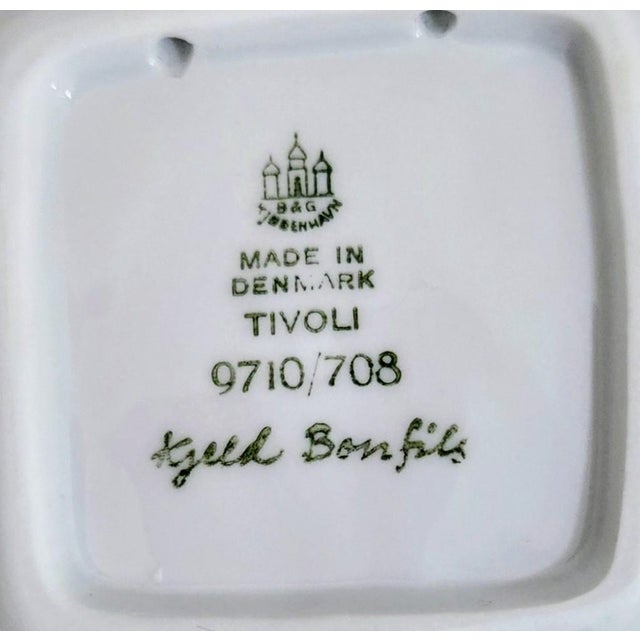 Vintage Bing & Grondahl Danish Landmark Mini Wall Plates Framed Art by Kjeld Bonfils For Sale - Image 9 of 16