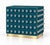 Contemporary Petrol Blue Murano Glass 90-Sphere Cabinet on Brass Plinth from Justfurnituress SRL For Sale - Image 3 of 9