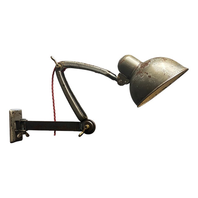 Model 6716 Wall Lamp by Christian Dell for Kaiser Idell, 1930s For Sale