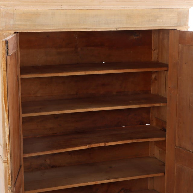 Belgian Painted Softwood Armoire, C. 1880 For Sale In Philadelphia - Image 6 of 9