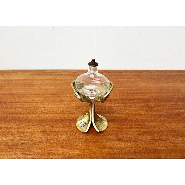 Mid-Century German Bronze Ornamental Oil Lamp from Gilde, 1960s For Sale - Image 10 of 15
