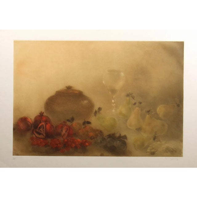 1980s "Still Life" Numbered Etching by Kaiko Moti For Sale In Denver - Image 6 of 6