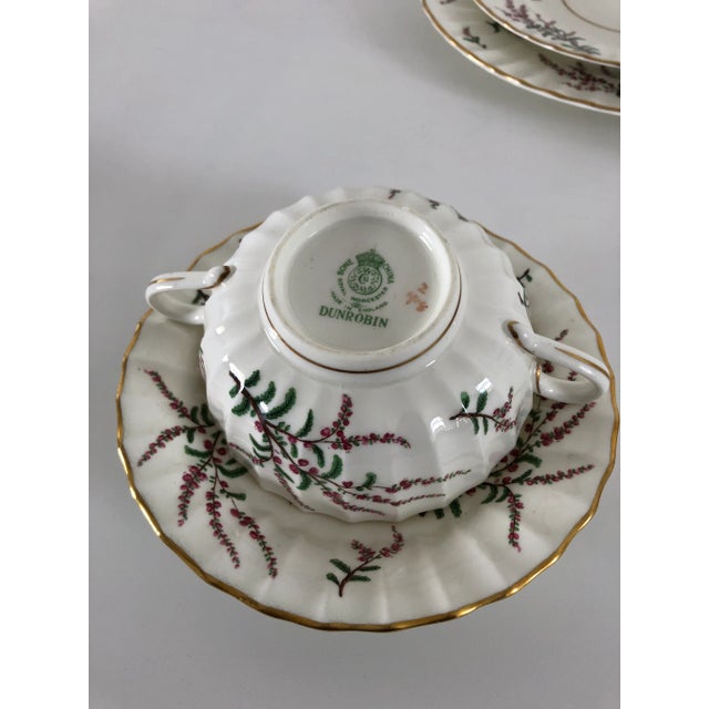 1930s 1930’s Royal Worcester “Dunrobin” One Place Setting (7-Pieces) For Sale - Image 5 of 8