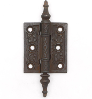 Antique Victorian 2.5 X 2 In. Cast Iron Butt Door Hinge