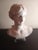 Antique White 1980s Santini Italy Genuine Carrara Marble Bust Sculpture For Sale - Image 8 of 8