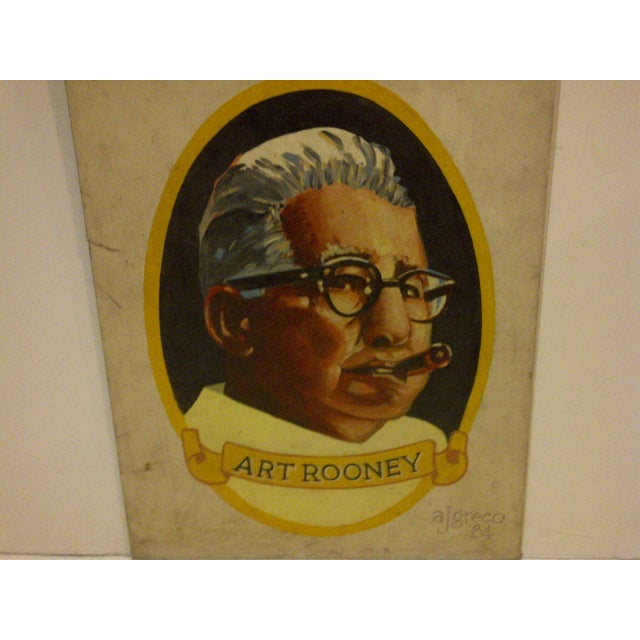 Original Painting "Art Rooney" by A.J. Greco Chairish
