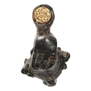 A Bronze Roman Artifact as Unique Pendant For Sale