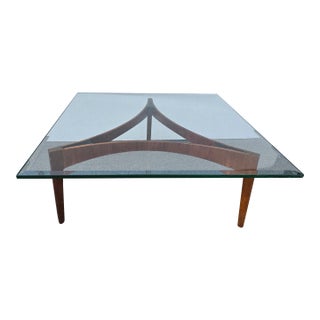 Vintage Rosewood Console Coffee Table by Sven Elekjaer by Christian Linneberg For Sale