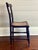 Chocolate Antique Primitive Painted New England Chairs, set of 4 For Sale - Image 8 of 15