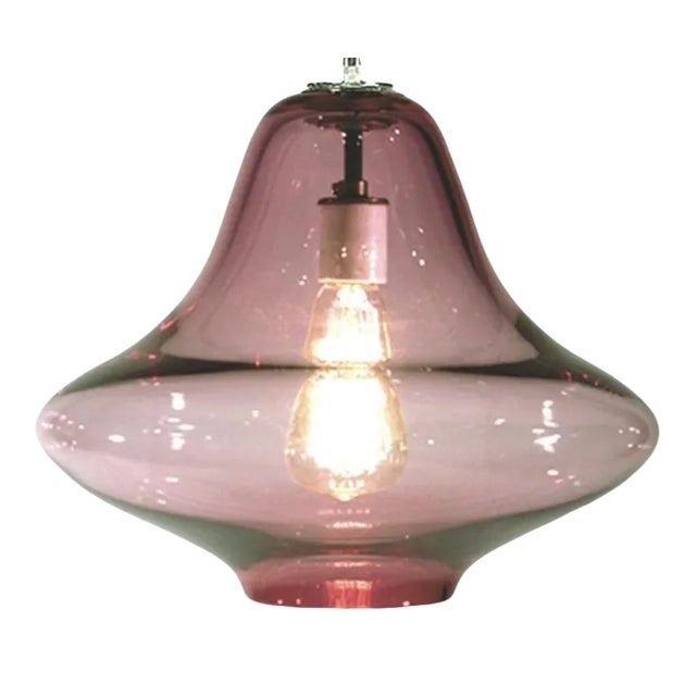 Venus Pendant Light from the Versuvius Collection in Rose Quartz For Sale