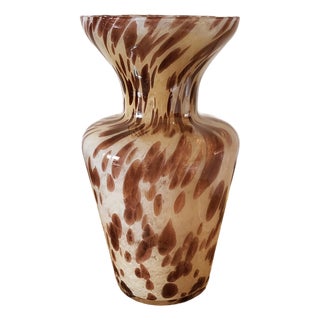 Handcrafted Vase in Murano Glass by Maestro Del Vetro. Italy, 1970s For Sale