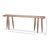 Rustic Carved Leg Console Table in Natural Pine For Sale - Image 12 of 12