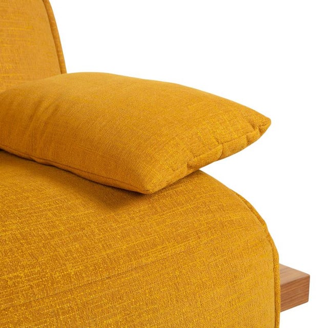 Yellow Gold Fabric Free Motion Edit 2 Two-Seater Sofa with Electric Function from Koinor For Sale - Image 10 of 18